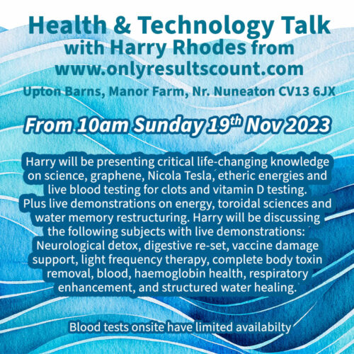 19th Nov 23 - Harry Rhodes Health & Technology Talk